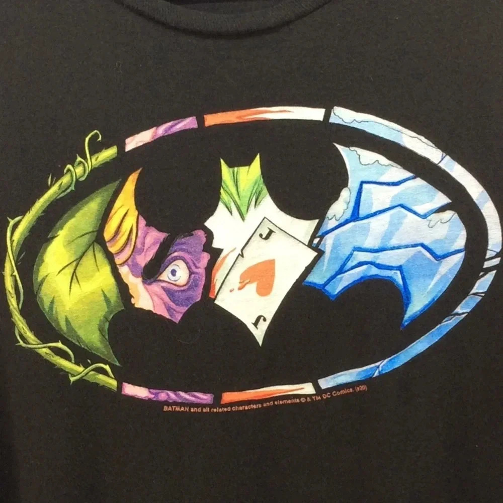 DC Comics Batman and His Villains Black T-Shirt